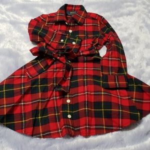 Girls Polo RALPH Lauren plaid dress